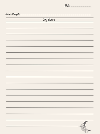 Digital Daily Dream Journal